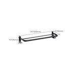 Traditional Aluminum Bathroom Accessories Set Black Bathroom Accessories Kit