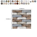Plastic Peel & Stick Subway Tile 3D Subway Tile with Slip-Resistant Surface