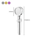 Modern Shower Head Handheld Shower Head Plastic Wall Mount Round Shower Head Combo