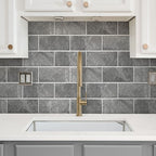 Modern Peel & Stick Subway Tiles PVC Wallpaper for Kitchen Backsplash