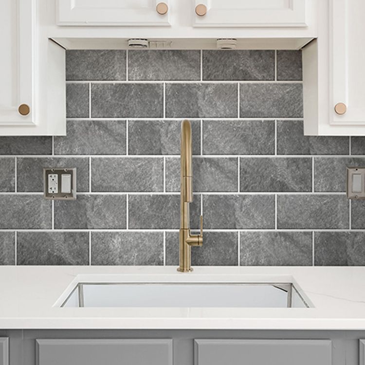 Modern Peel & Stick Subway Tiles PVC Wallpaper for Kitchen Backsplash