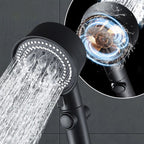 Plastic Handheld Showerhead Bathroom Adjustable Spray Pattern Showerhead