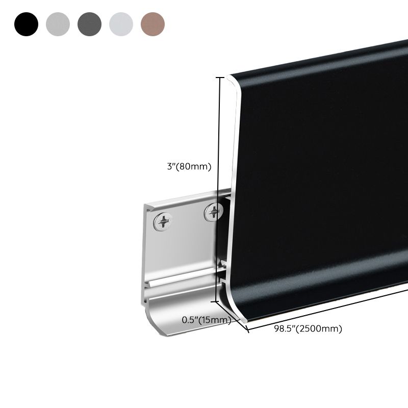 Trim panel metal interior scratch-resistant waterproof tin splash guard trim