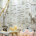 Interior Wall Cladding 3D Print Peel and Stick Waterproof Wall Panel
