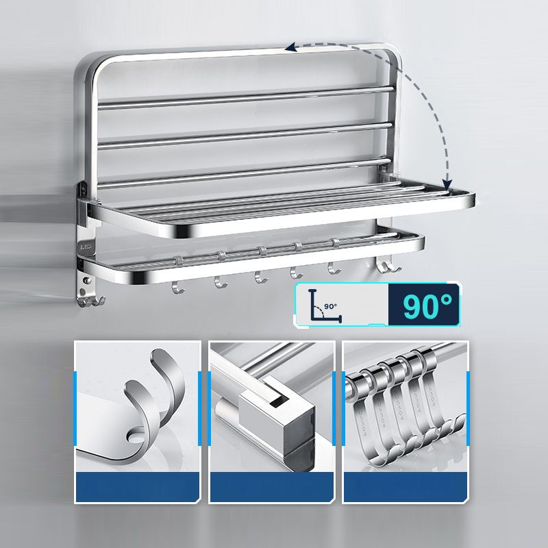 Modern Stainless Steel Bathroom Set Paper Holder Bathroom Shelf Bathroom Accessories