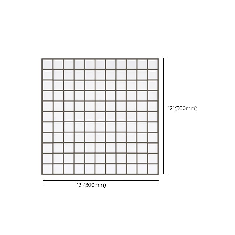 Peel and Stick Subway Tiles Waterproof Plastic Tile Rectangular Peel & Stick Tile for the Kitchen