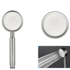 Round Hand Shower Water-Saving Shower Head Made of Stainless Steel