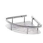3-piece modern bathroom accessory set aluminum bathroom shelf in silver