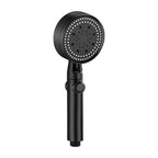 Contemporary Round Hand Shower Adjustable Spray Pattern Wall Mounted Shower Head