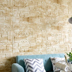 Modern Wall Covering Peel and Stick Brick 3D Print Waterproof Wall Panel