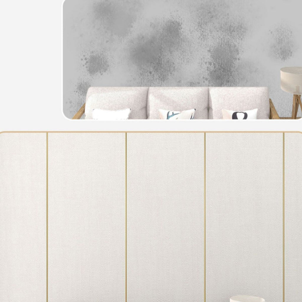 Contemporary splash guard panels for peeling and applying Waterproof wall cladding