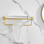 7-piece bathroom accessory set marble and metal bathroom hardware