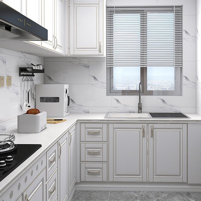Modern Style Wallpaper Kitchen Peel and Stick Single Tile Backsplash