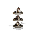 Contemporary Aluminum Bathroom Accessory Set Gray Bath Shelf