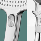 Contemporary Self-Cleaning Hand Shower 3 Spray Types Wall Mounted Hand Shower