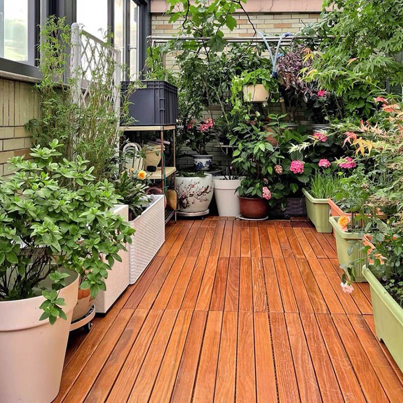 Basic Wood Tiles Composite Pavers Tiles for Outdoor Patio