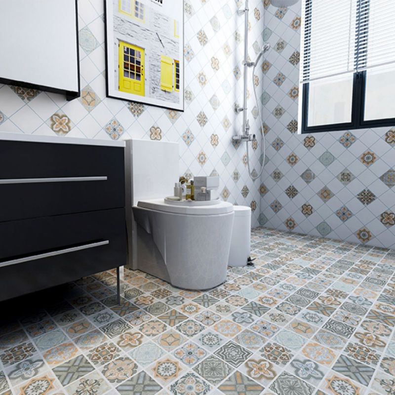 Matt-gloss Vinyl flooring Self-adhesive PVC vinyl flooring with square edge