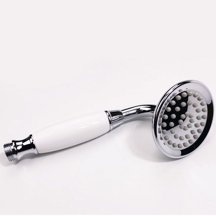 All-Copper Single-Function Handheld Showerhead European Style Antique Rain Showerhead