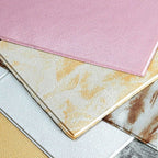 Glam Wall Covering Peel and Stick Texture Effect Design Square Wall Panel