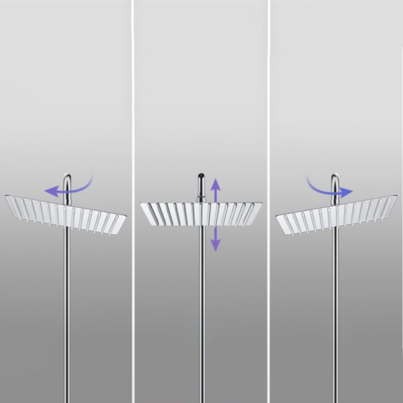 Modern Shower Head Combination Double Shower Head Stainless Steel Wall Mounted Shower Head