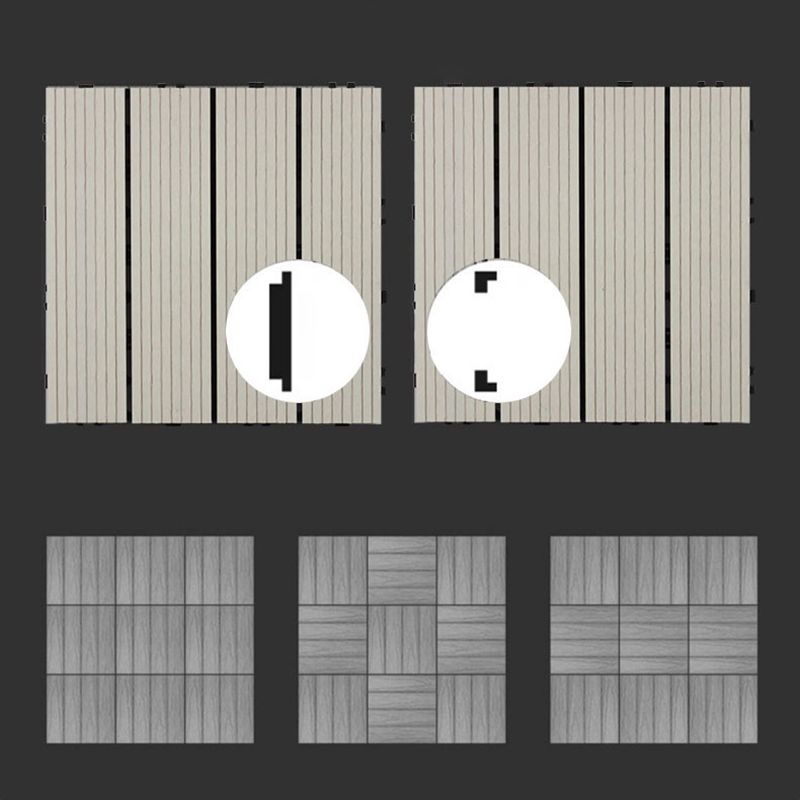 Composite tiles Waterproof tiles for indoor and outdoor use