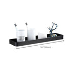 Contemporary Bathroom Accessory Set Black Surface Bathrobe Hook/Towel Ring Bar