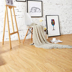 Rectangular waterproof PVC floor coverings for peeling and sticking fire-resistant PVC floor coverings