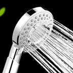 Modern Showerhead Adjustable Spray Pattern Round Showerhead