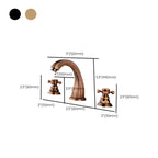 Widely Used Bathroom Faucet 3 Hole Round Sink Faucet