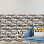 Modern PVC Field Tile/Single Tile Rectangular Peel and Stick Wall Tile