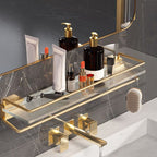 6-piece Bathroom Set Aluminium and Acrylic Bathroom Accessories Hardware Set