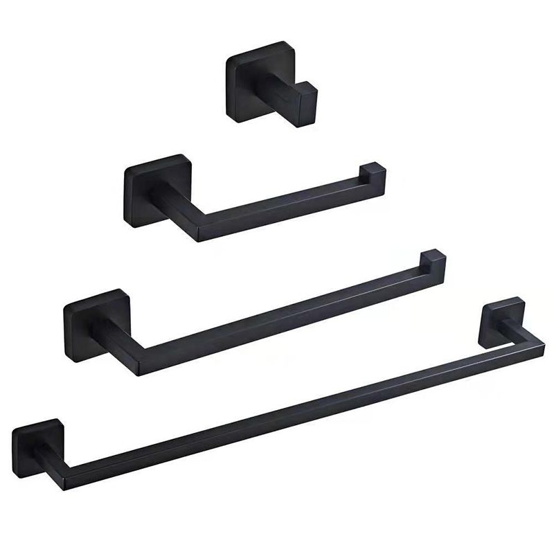 Stainless Steel Bathroom Fittings Modern Style Simple Bathroom Fitting Set