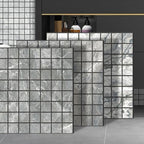 Mosaic Tile Peel and Stick Tile PVC 3D Kitchen Backsplash Peel and Stick Wall Tile