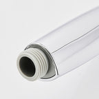 Silver Square Fixed Shower Head Modern Style Wall Mounted Shower Head