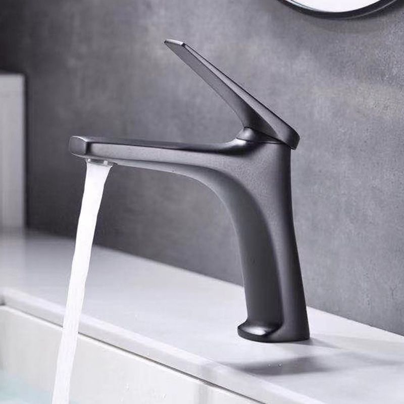 Contemporary Copper Vessel Tap Lever Low Arc Vessel Faucet