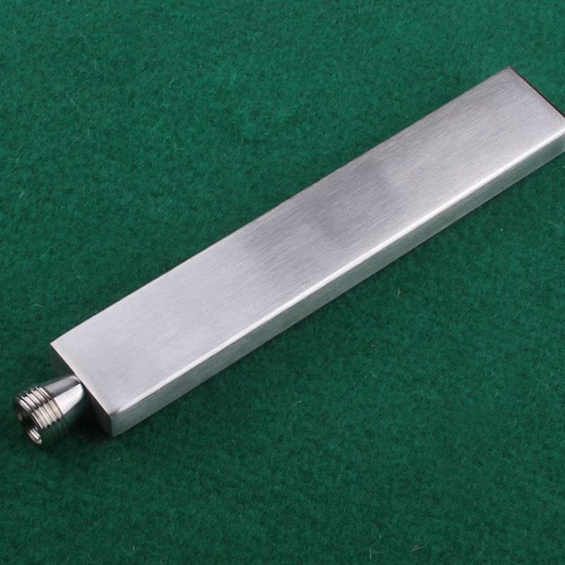 Simple Rectangle Shower Head 304 Stainless Steel Hand Shower