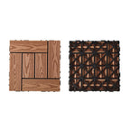 Rectangular constructed tiles water-resistant parquet flooring for balcony