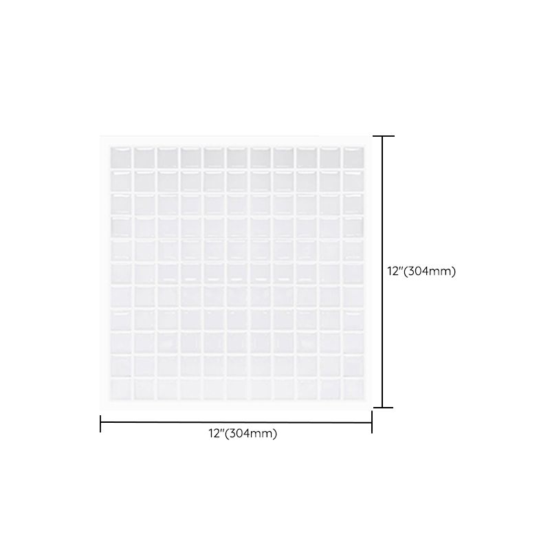 Peel and Stick Subway Tiles Waterproof Plastic Tile Rectangular Peel & Stick Tile for the Kitchen