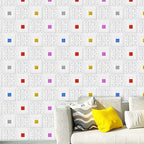 Modern Tin Back Wall Covering Smooth Wall Ceiling XPE Cotton Set of 1