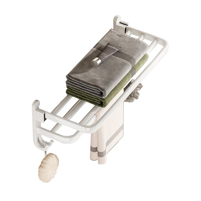 Modern Bathroom Hardware Set Towel Bar White Bath Shelf Bathroom Hardware Set