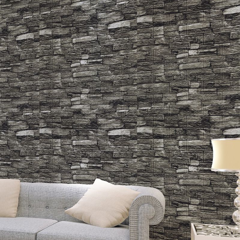 Country House Wall Plank 3D Brick Bathroom Living Room Wall Panels Set of 2