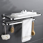 Modern Bathroom Accessory Set Made of Chrome-Plated Stainless Steel with Bathrobe Hook/Towel Bar