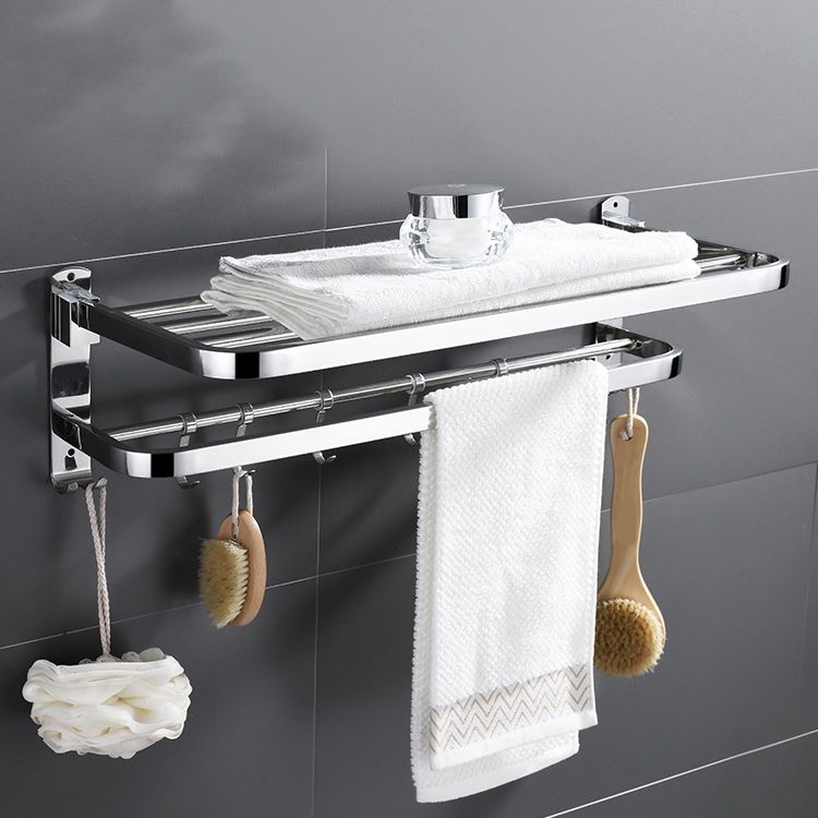 Modern Bathroom Accessory Set Made of Chrome-Plated Stainless Steel with Bathrobe Hook/Towel Bar
