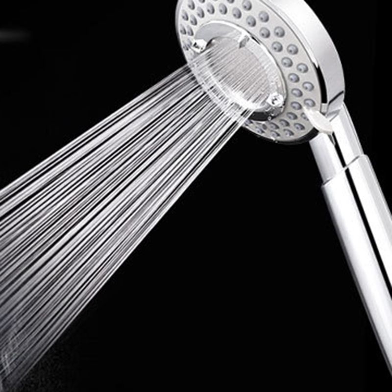 Silver Hand Shower 3 Jets Stainless Steel Wall-Mounted Shower Head