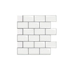 Peel and Stick Subway Tiles Waterproof Plastic Tile Rectangular Peel & Stick Tile for the Kitchen