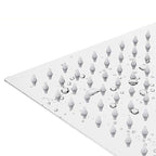 Modern square shower head wall mount standard spray fixed shower