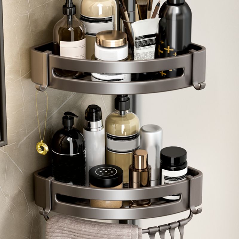 Modern Gray Bathroom Set Paper Holder Bathroom Shelf Bathroom Hardware Set