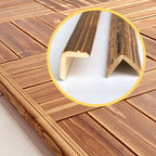 Parquet Pine Floor Tile Waterproof Click Lock Traditional Wood Floor for Living Room