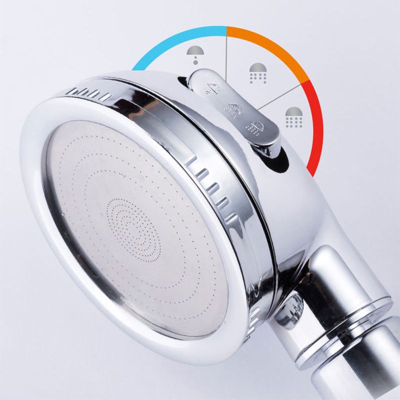 Contemporary 3 Settings Shower Head Combination Round Shower Combo