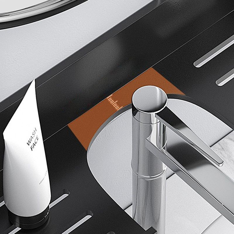 2-piece modern bathroom hardware set bathroom shelf